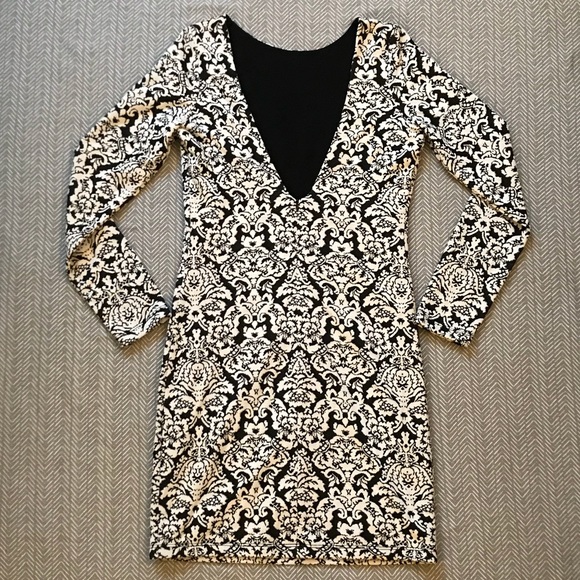 Nightcap Jacquard Open-Back Dress - Picture 2 of 4